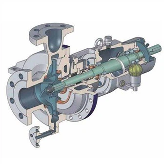 Keskilinjan tuki kemiallinen pumppu